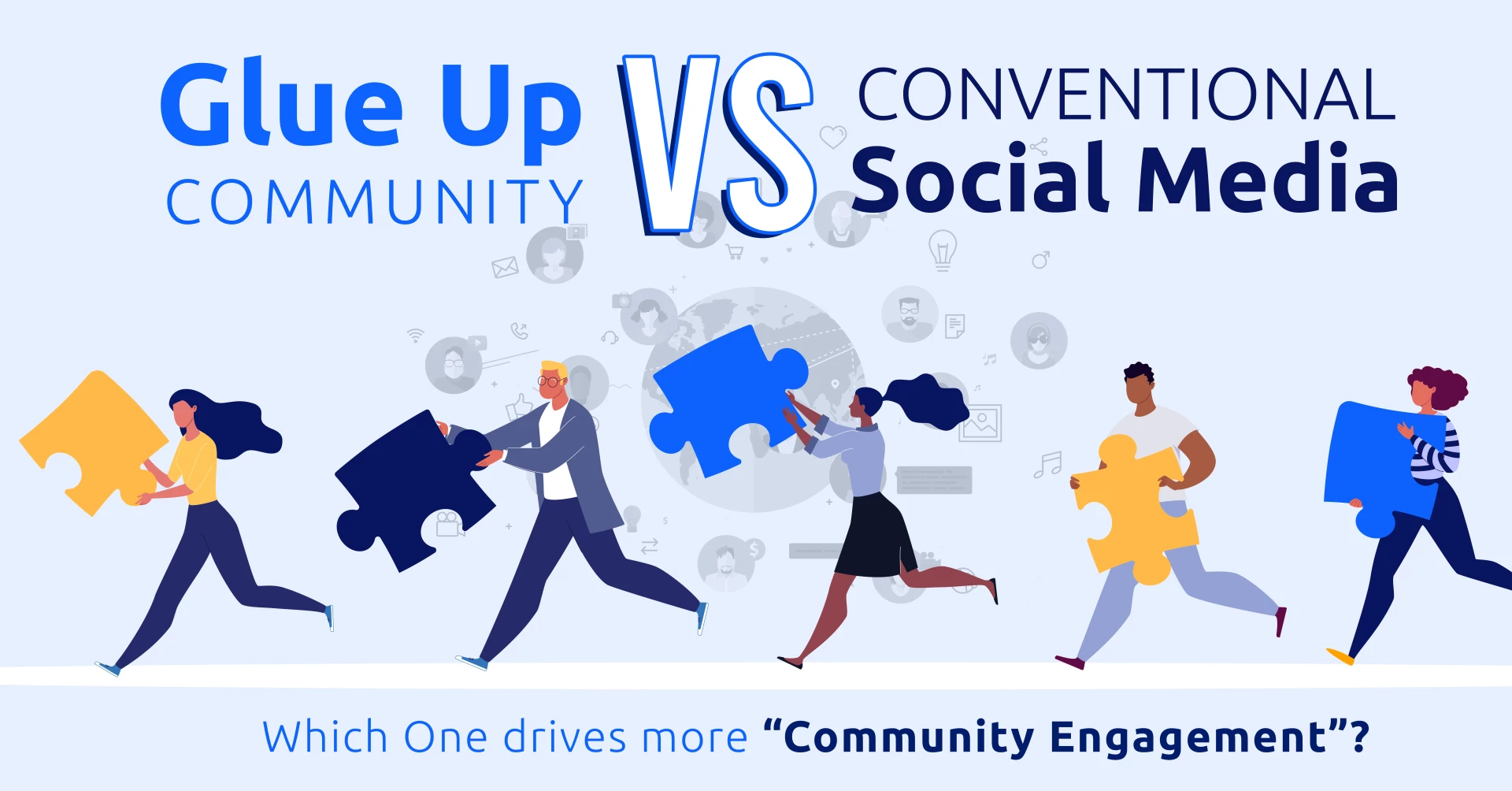 Glue Up Community vs. Conventional Social Media - Which One Drives More Community Engagement?