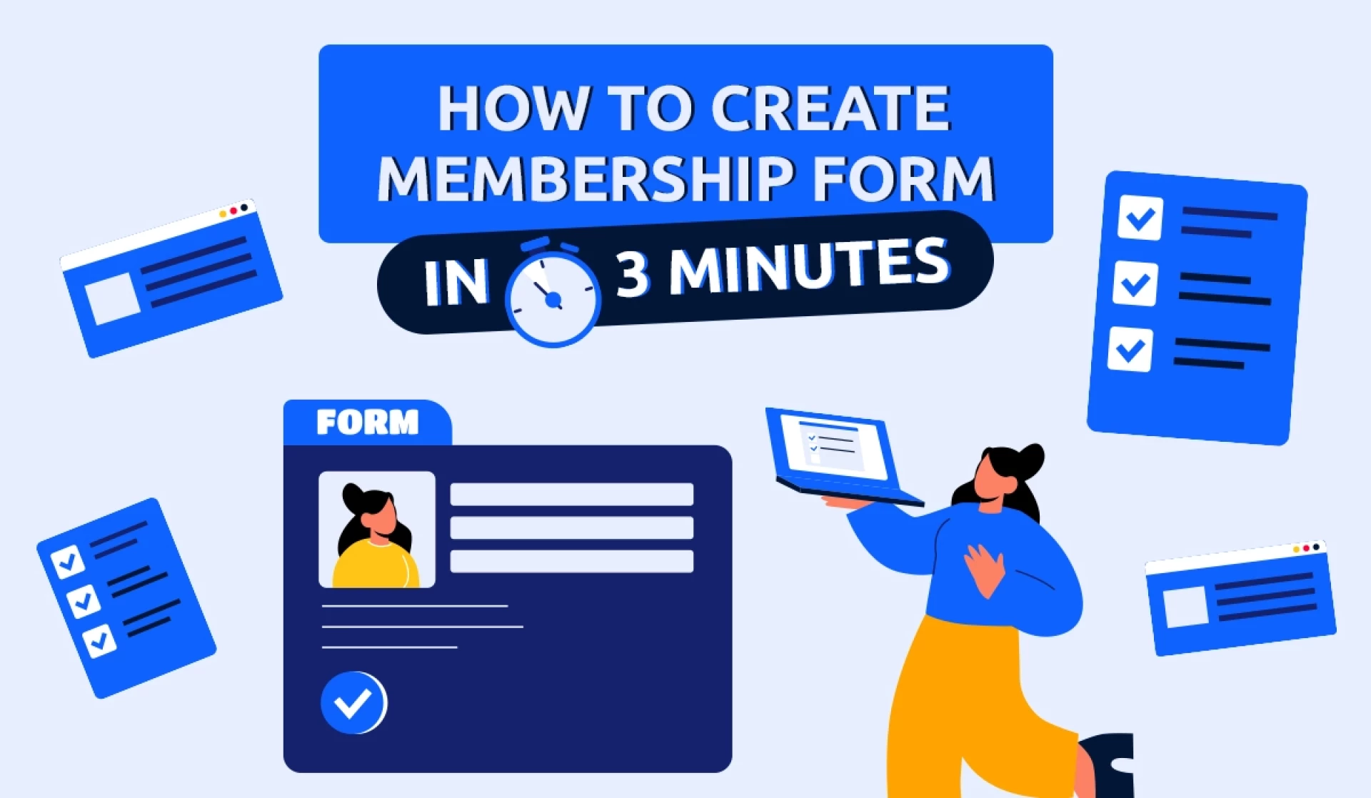 How to Create a Membership Form in 3 Minutes?