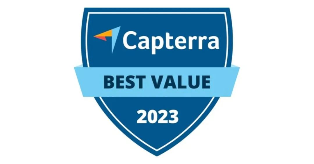 Best value capterra 2023 award