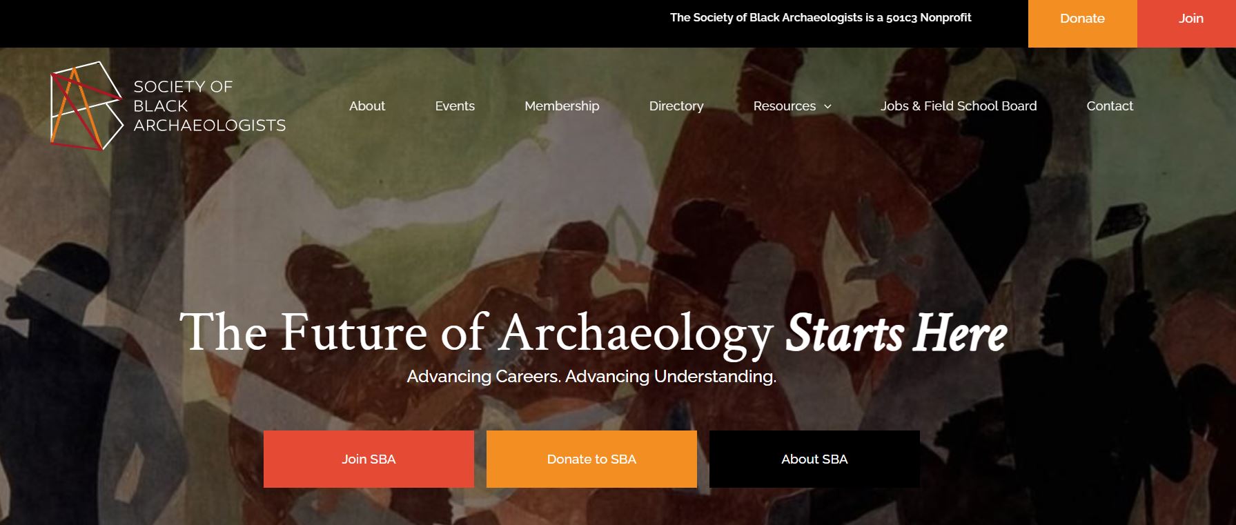 The Society of Black Archaeologists website