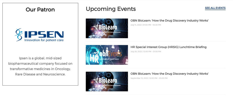 Upcoming OBN Events