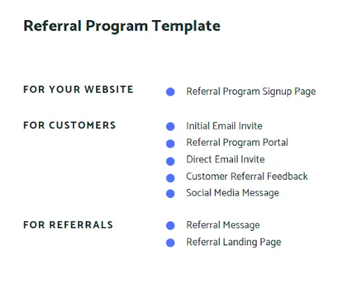referral program template