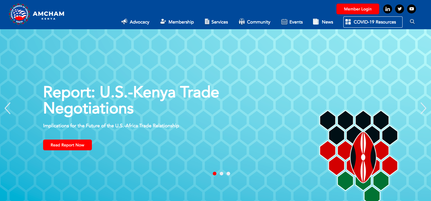 AmCham Kenya website