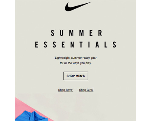 nike broadcast email