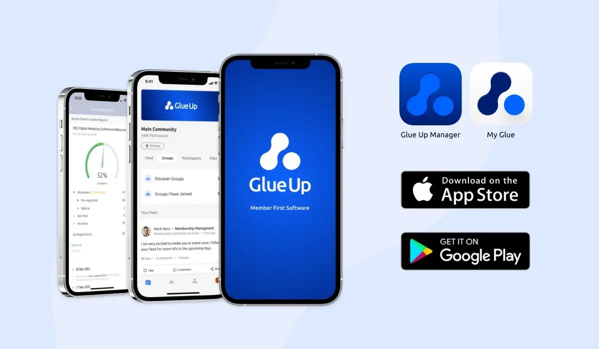 Glue Up association apps